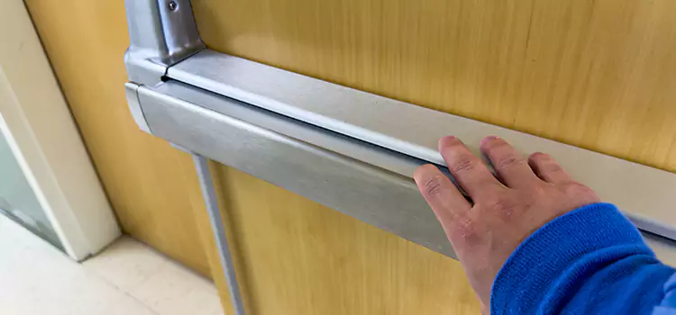 Installing a Push Bar on a Door Green Bay